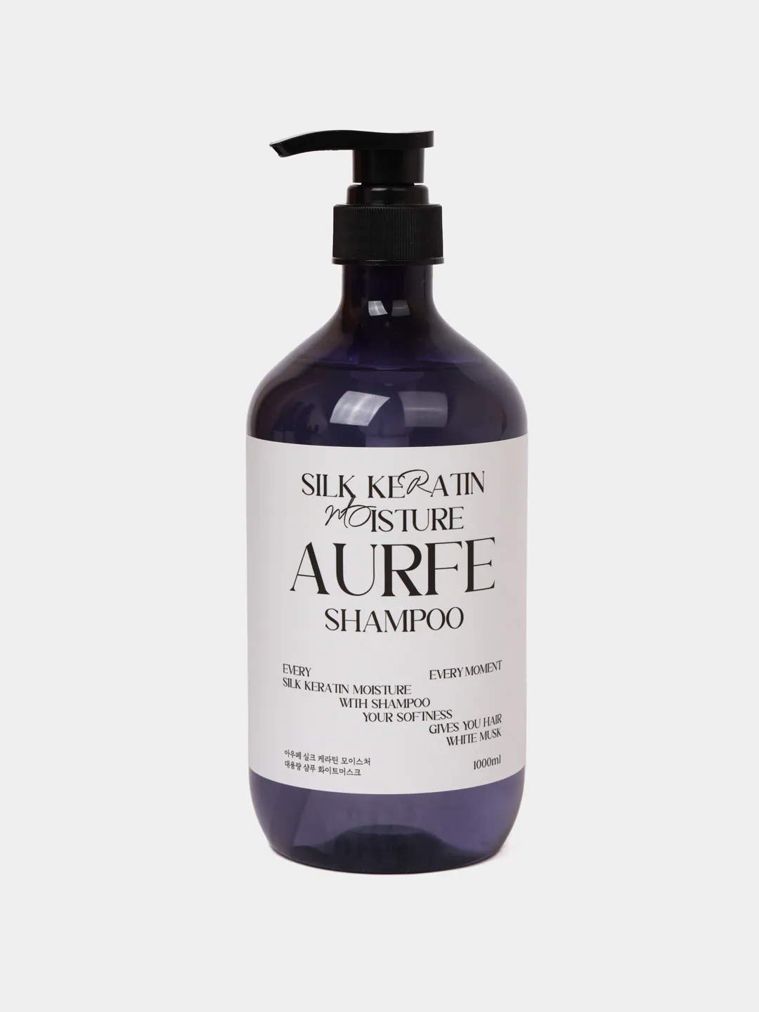 Aurfe Silk Keratin Moisture Shampoo 1000 мл — Белый мускус